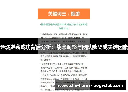 蓉城逆袭成功背后分析：战术调整与团队默契成关键因素