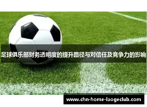 足球俱乐部财务透明度的提升路径与对信任及竞争力的影响